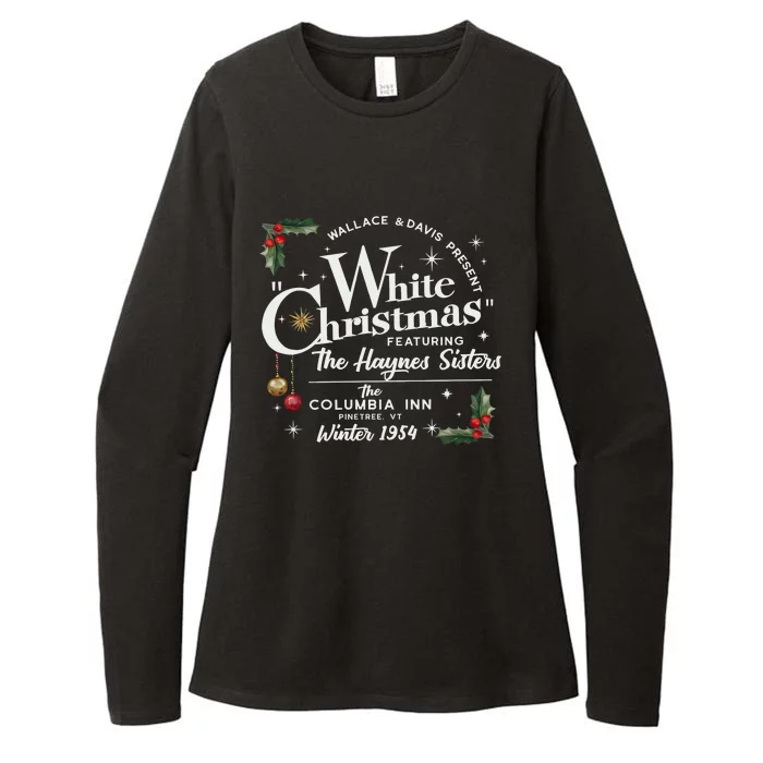 White Christmas Wallace And Davis Haynes Sister Womens CVC Long Sleeve Shirt