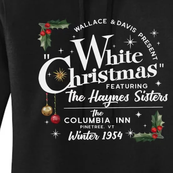 White Christmas Wallace And Davis Haynes Sister Women's Pullover Hoodie