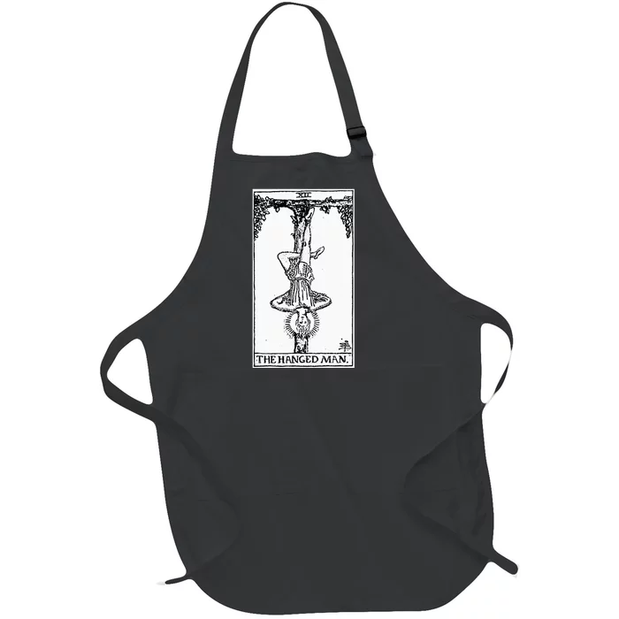 Witch Craft Wiccan Card Witchy Gothic Scary Halloween Gifts Full-Length Apron With Pocket