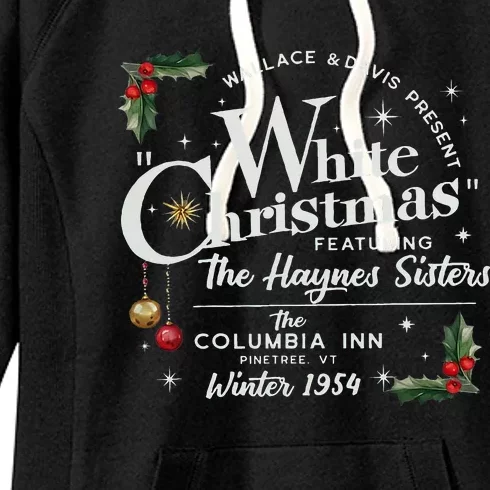 White Christmas Wallace And Davis Haynes Sister Women's Fleece Hoodie