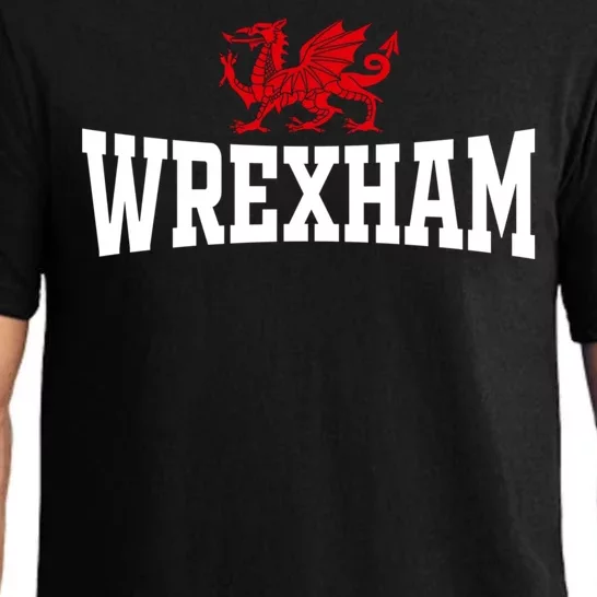 Wrexham City Wales Red Dragon Wrecsam Cymru County Of Wales Pajama Set