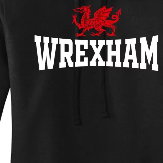 Wrexham City Wales Red Dragon Wrecsam Cymru County Of Wales Women's Pullover Hoodie