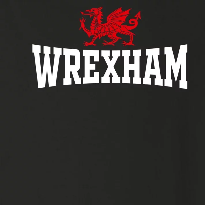 Wrexham City Wales Red Dragon Wrecsam Cymru County Of Wales Toddler Long Sleeve Shirt