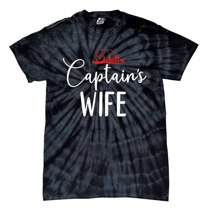 Wo Chief's wife Firefighter Gifts for Fire Chief’s Wife Tie-Dye T-Shirt