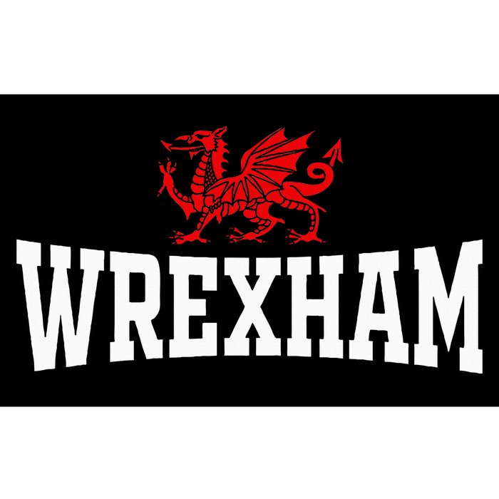 Wrexham City Wales Red Dragon Wrecsam Cymru County Of Wales Bumper Sticker