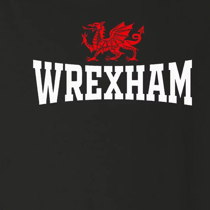 Wrexham City Wales Red Dragon Wrecsam Cymru County Of Wales Toddler Long Sleeve Shirt