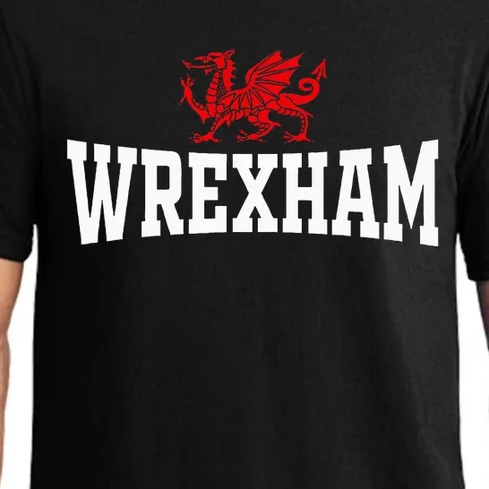 Wrexham City Wales Red Dragon Wrecsam Cymru County Of Wales Pajama Set