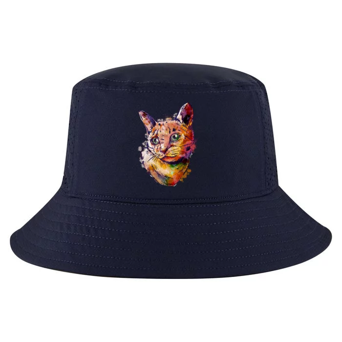 Watercolor Cat Cool Comfort Performance Bucket Hat