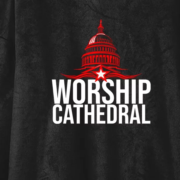 Worship Cathedral Hooded Wearable Blanket