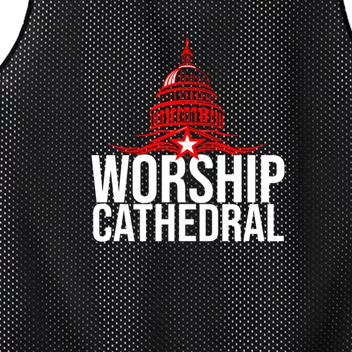 Worship Cathedral Mesh Reversible Basketball Jersey Tank