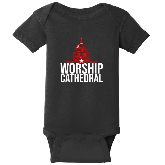 Worship Cathedral Baby Bodysuit