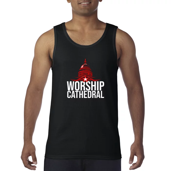 Worship Cathedral Tank Top