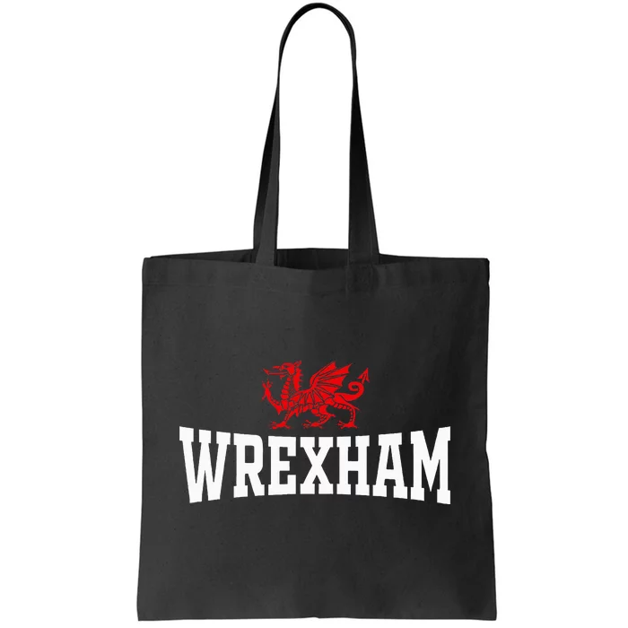 Wrexham City Wales Red Dragon Wrecsam Cymru County Of Wales Tote Bag