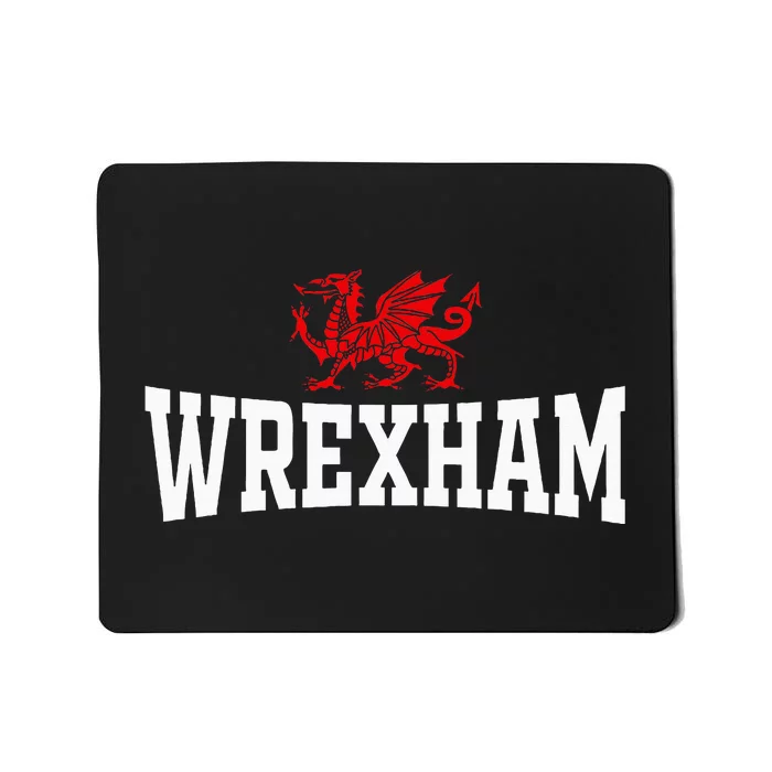 Wrexham City Wales Red Dragon Wrecsam Cymru County Of Wales Mousepad