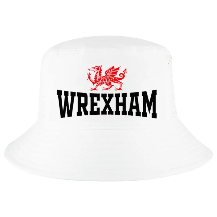 Wrexham City Wales Red Dragon Wrecsam Cymru County Of Wales Cool Comfort Performance Bucket Hat