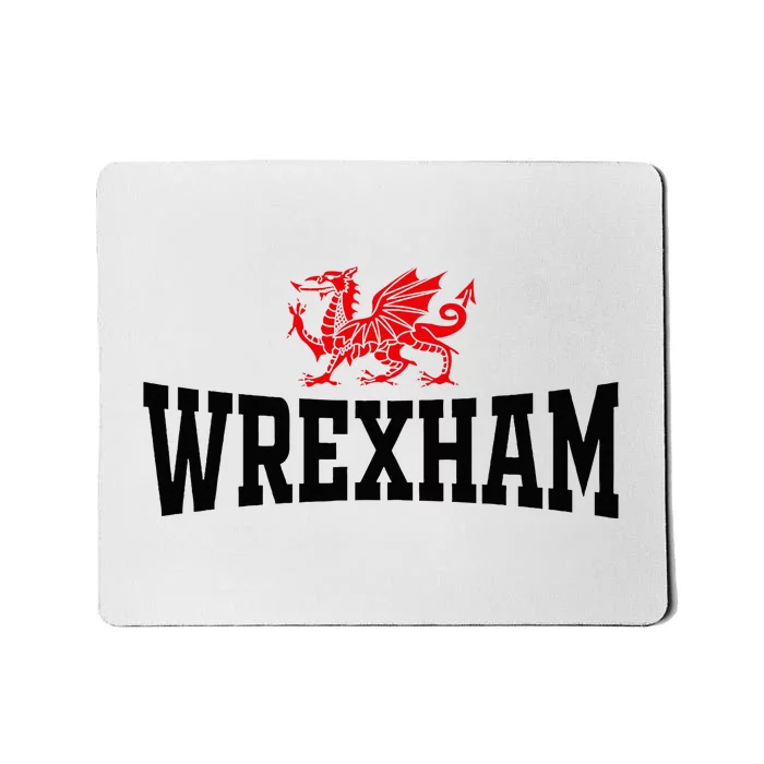 Wrexham City Wales Red Dragon Wrecsam Cymru County Of Wales Mousepad