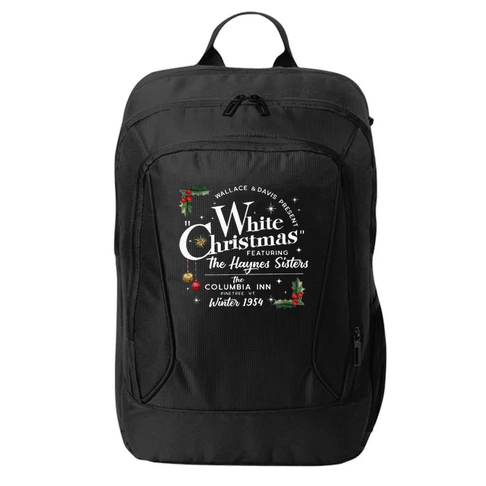 White Christmas Wallace And Davis Haynes Sister City Backpack