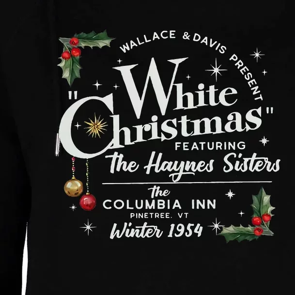 white christmas wallace and davis haynes sister Womens Funnel Neck Pullover Hood