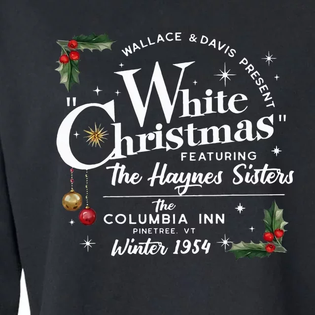 White Christmas Wallace And Davis Haynes Sister Cropped Pullover Crew