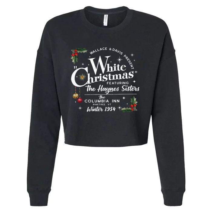 White Christmas Wallace And Davis Haynes Sister Cropped Pullover Crew