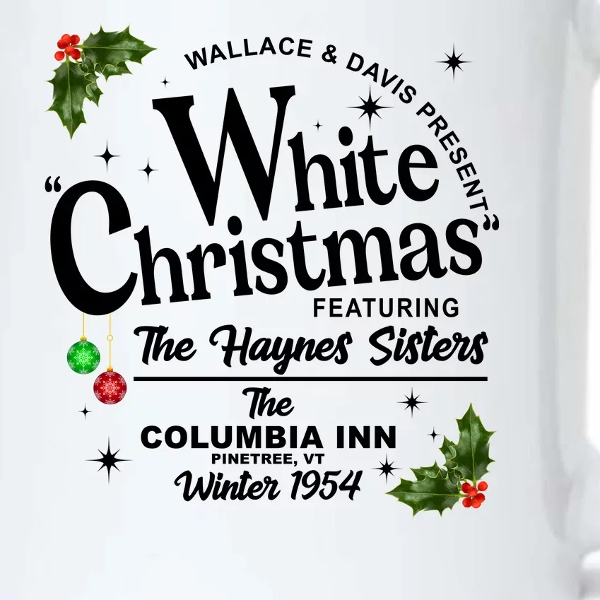 White Christmas Wallace And Davis Haynes Sister Black Color Changing Mug