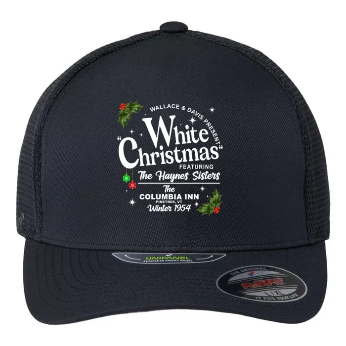 White Christmas Wallace And Davis Haynes Sister Flexfit Unipanel Trucker Cap