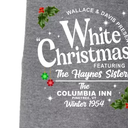 White Christmas Wallace And Davis Haynes Sister Doggie 3-End Fleece Hoodie