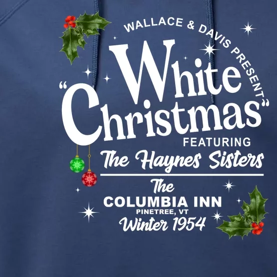 White Christmas Wallace And Davis Haynes Sister Performance Fleece Hoodie