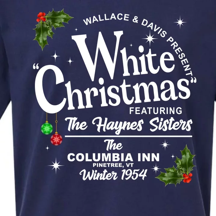 White Christmas Wallace And Davis Haynes Sister Sueded Cloud Jersey T-Shirt