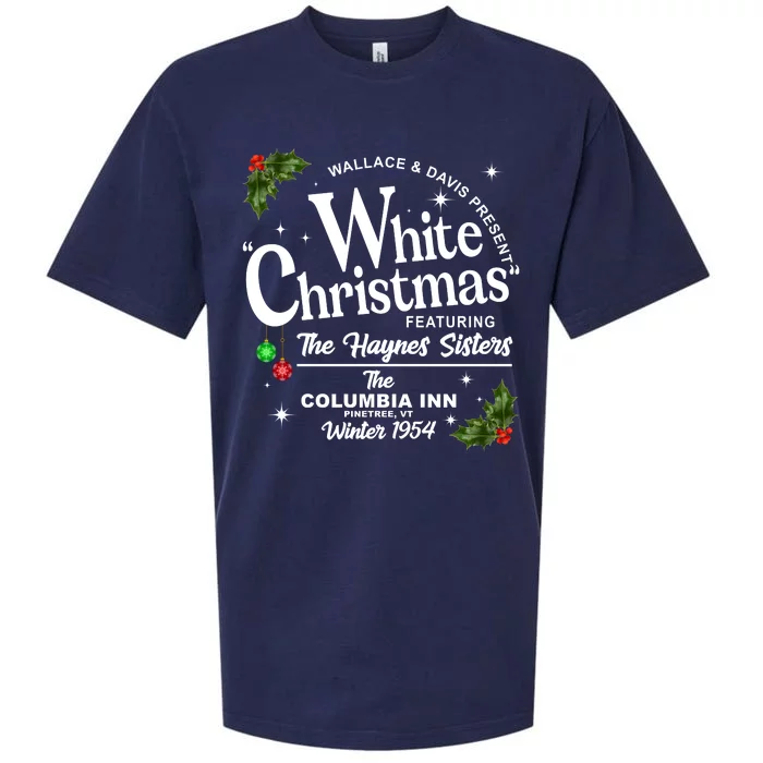 White Christmas Wallace And Davis Haynes Sister Sueded Cloud Jersey T-Shirt