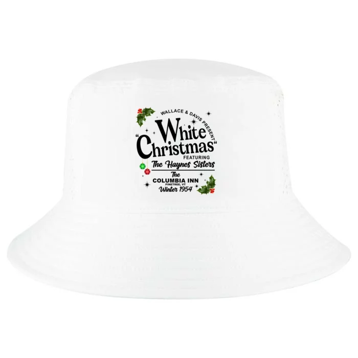 White Christmas Wallace And Davis Haynes Sister Cool Comfort Performance Bucket Hat