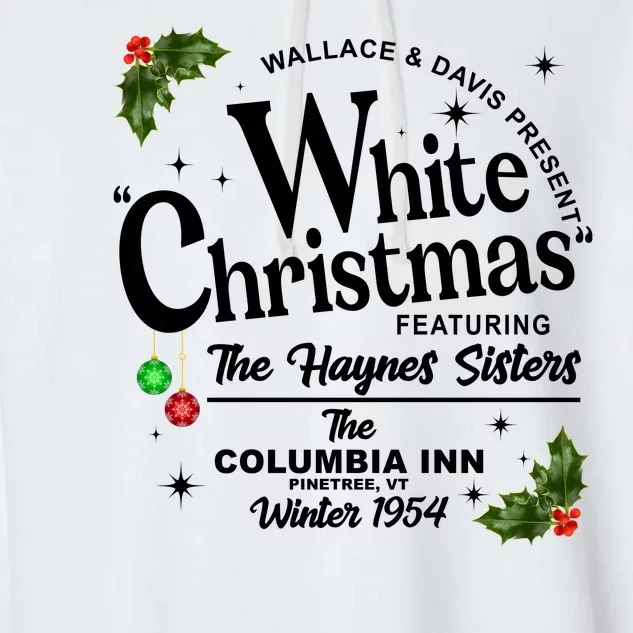 White Christmas Wallace And Davis Haynes Sister Garment-Dyed Fleece Hoodie