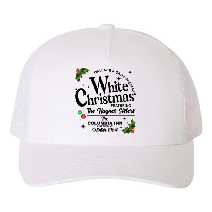 White Christmas Wallace And Davis Haynes Sister Yupoong Adult 5-Panel Trucker Hat