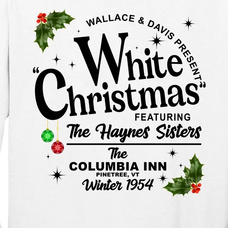 White Christmas Wallace And Davis Haynes Sister Long Sleeve Shirt