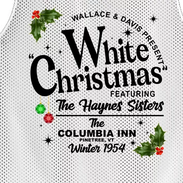 White Christmas Wallace And Davis Haynes Sister Mesh Reversible Basketball Jersey Tank