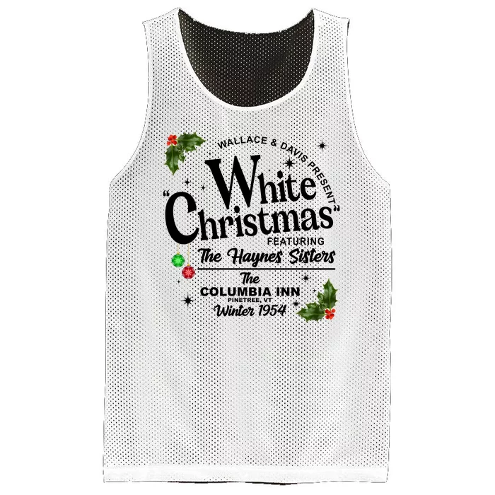 White Christmas Wallace And Davis Haynes Sister Mesh Reversible Basketball Jersey Tank