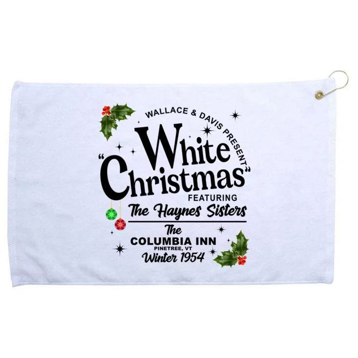 White Christmas Wallace And Davis Haynes Sister Grommeted Golf Towel