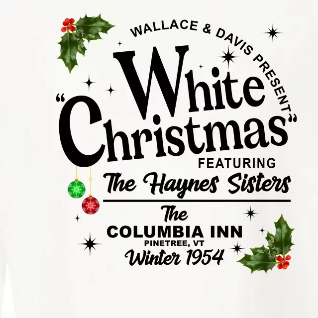 White Christmas Wallace And Davis Haynes Sister Cropped Pullover Crew