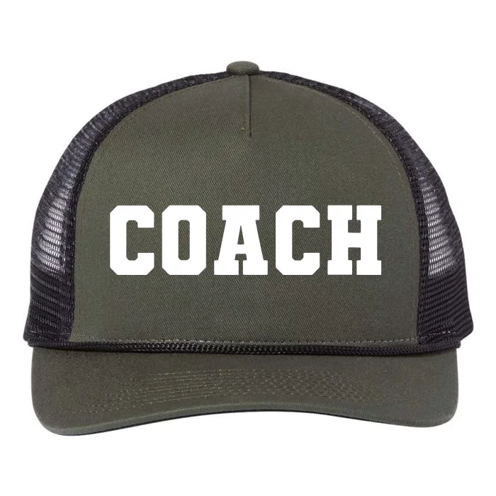 Womens Coach Retro Rope Trucker Hat Cap