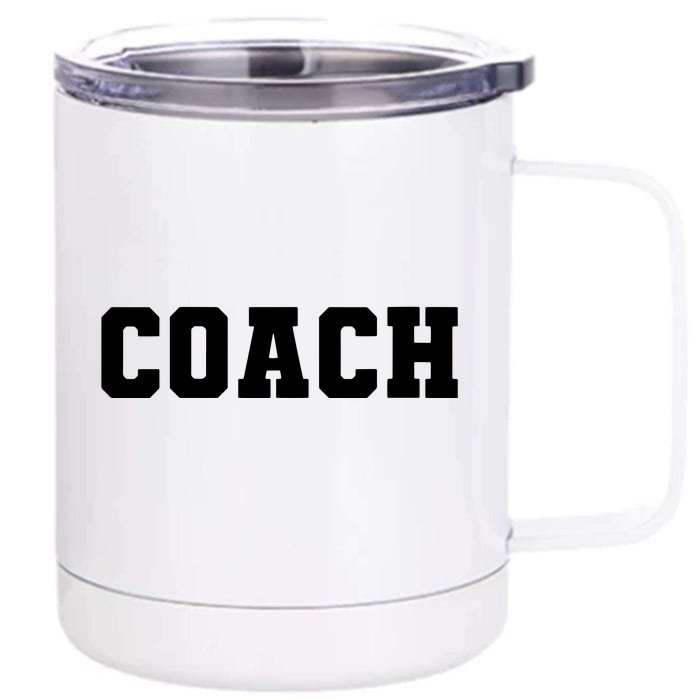 Womens Coach Front & Back 12oz Stainless Steel Tumbler Cup