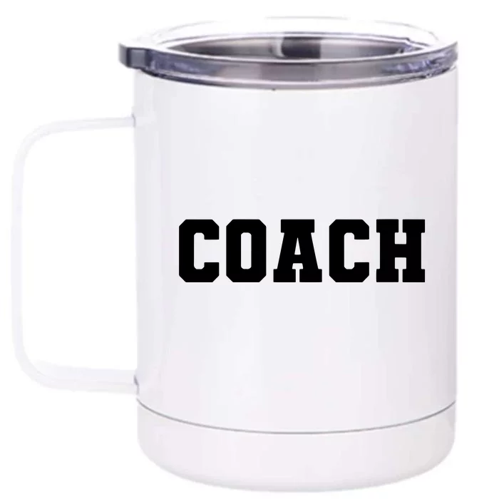 Womens Coach Front & Back 12oz Stainless Steel Tumbler Cup