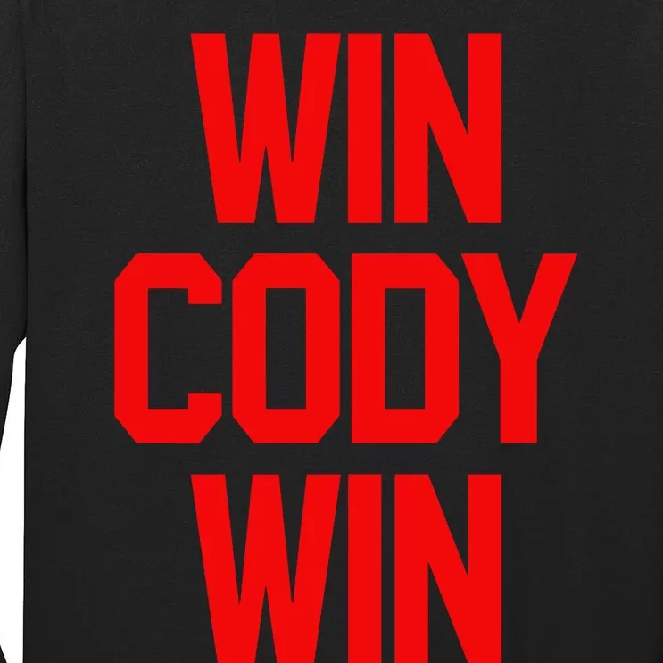 Win Cody Win Tall Long Sleeve T-Shirt