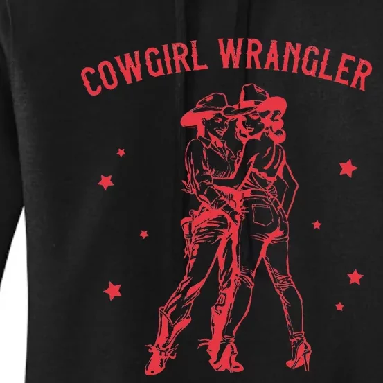 Western Cowgirl Wrangler Lesbian Queer Women's Pullover Hoodie