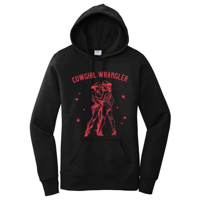 Western Cowgirl Wrangler Lesbian Queer Women's Pullover Hoodie