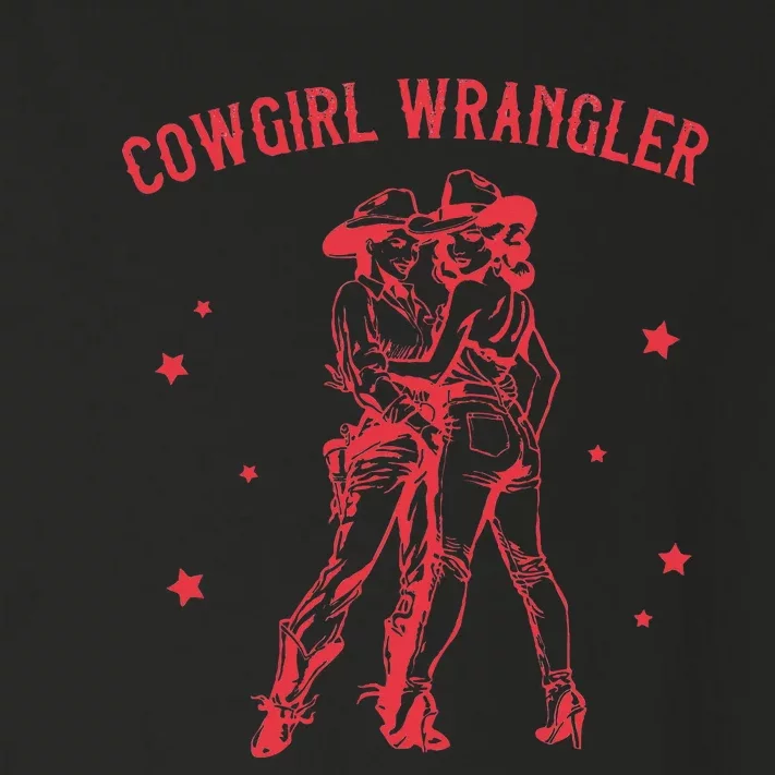 Western Cowgirl Wrangler Lesbian Queer Toddler Long Sleeve Shirt