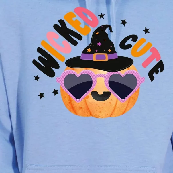 Wicked Cute Witch Halloween Pumpkin Unisex Surf Hoodie