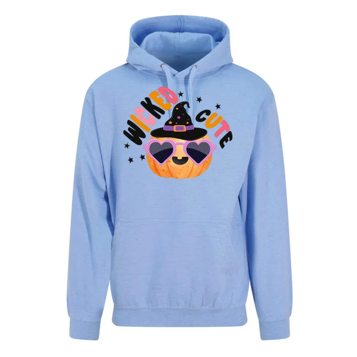 Wicked Cute Witch Halloween Pumpkin Unisex Surf Hoodie