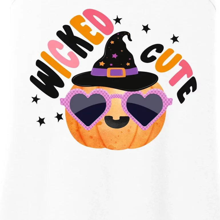 Wicked Cute Witch Halloween Pumpkin Ladies Essential Tank