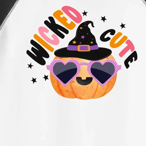 Wicked Cute Witch Halloween Pumpkin Toddler Fine Jersey T-Shirt