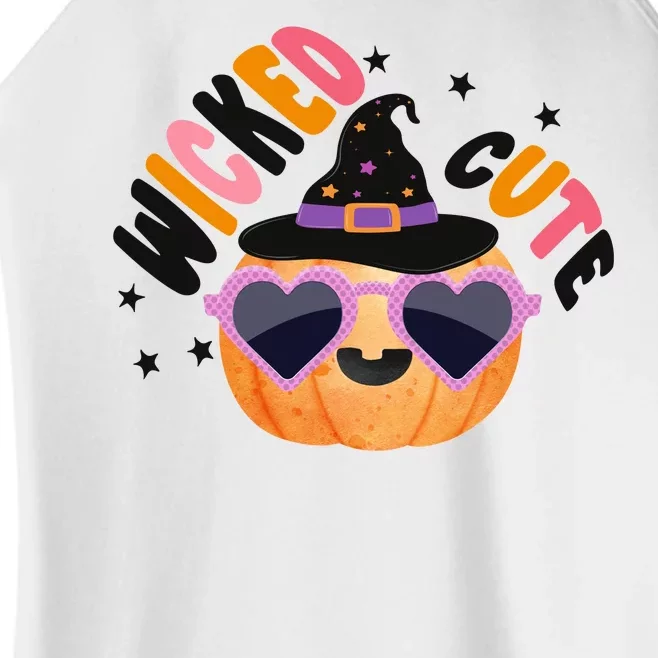 Wicked Cute Witch Halloween Pumpkin Women’s Perfect Tri Rocker Tank